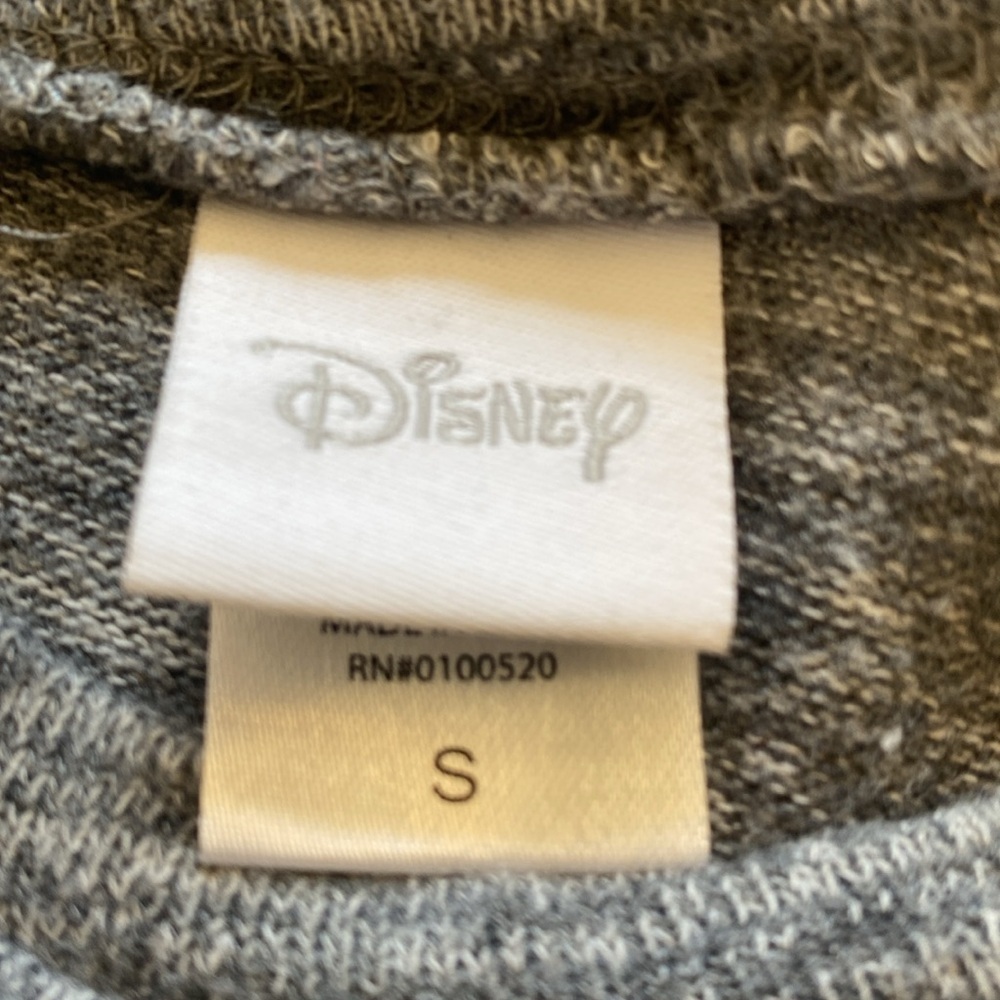 Disney Stitch Gray Sweatshirt. From Lilo & Stitch. Size S. Lightweight. - Picture 9 of 15